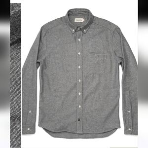 Taylor Stitch Men's The Jack‎ Brushed Charcoal Button Up Shirt Dress Or Casual